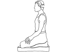 come sedersi per la meditazione - schian dritta